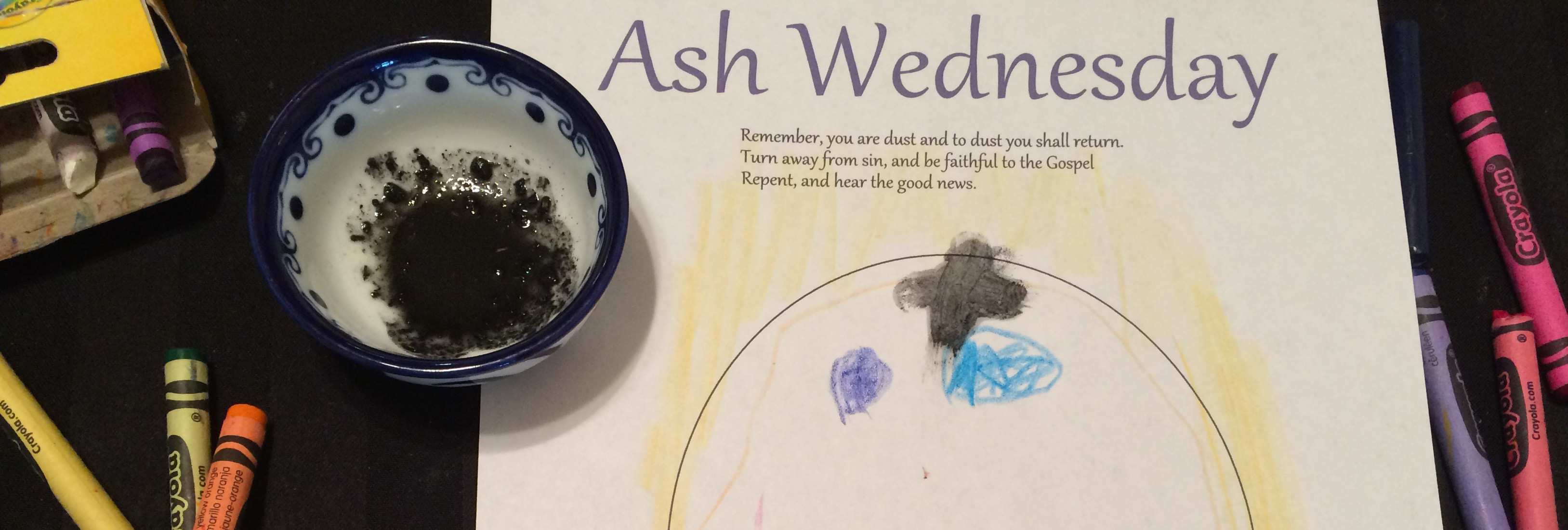 Ash Wednesday Craft for Kids