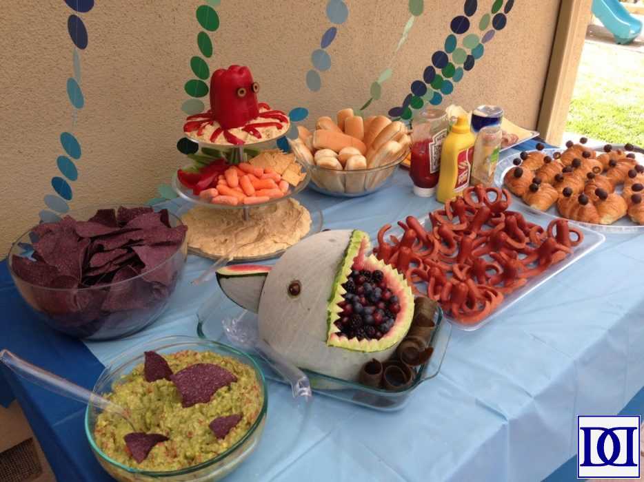 under_sea_party_food_table_full