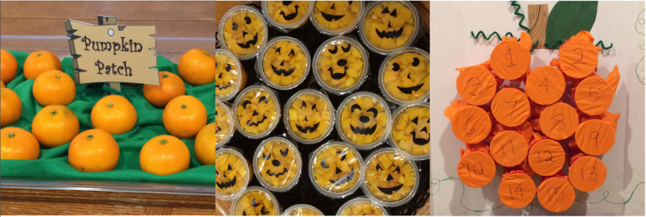 Preschool Halloween Games and Food