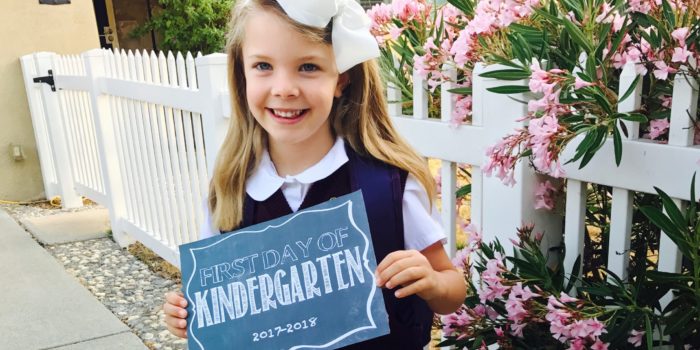 My First Day of Kindergarten