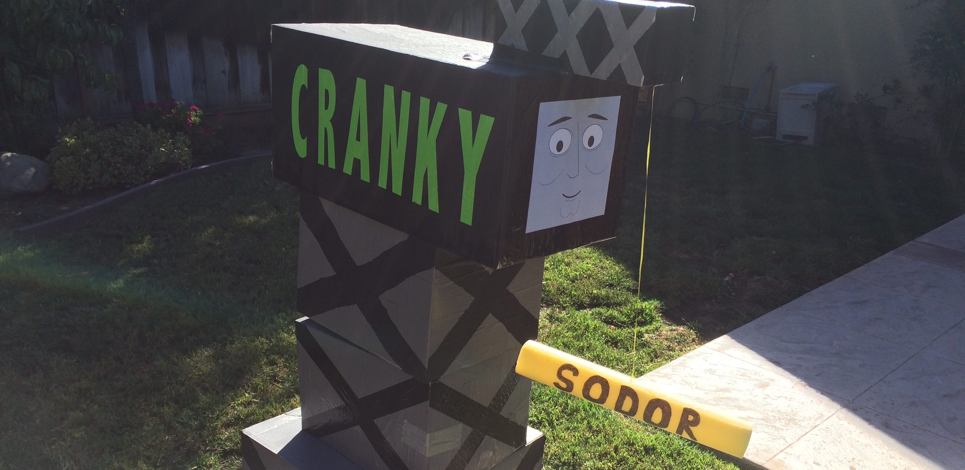 DIY Cardboard Cranky Crane